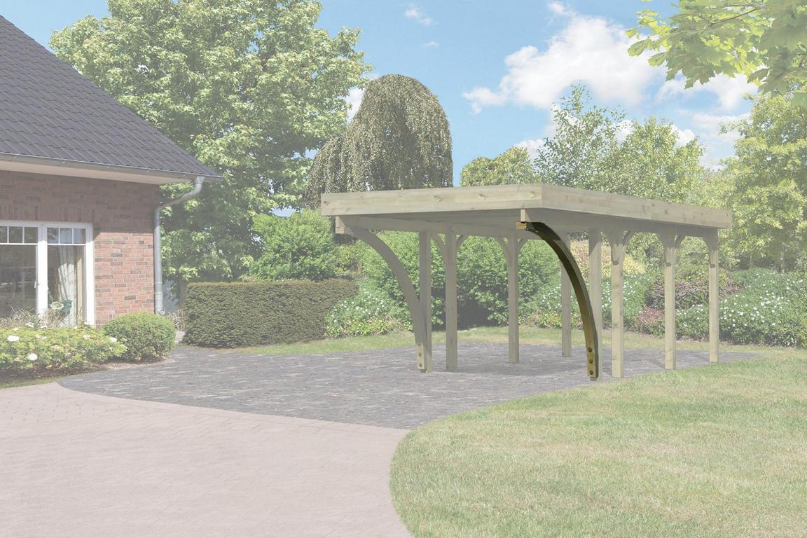KARIBUHOLZT Carport Einfahrtsbogen 2 2 Stück,kdi 08427244