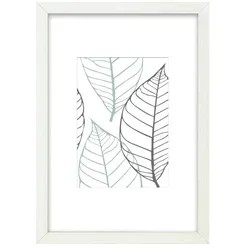 Holzbilderrahmen 21x30 cm  Iceland ¦ weiß ¦ Holzwerkstoff ¦ Maße (cm): B: 23 H: 32 T: 2.8