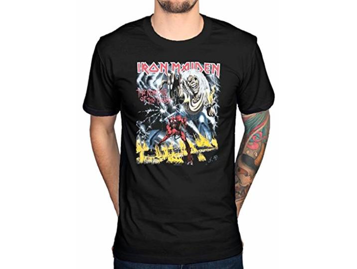 T-Shirt # M Black Unisex # Number Of The Beast
