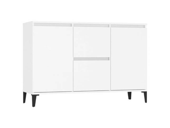 Buffet bas - VIDAXL - Blanc - 2 portes - 1 tiroir - 104x35x70 cm