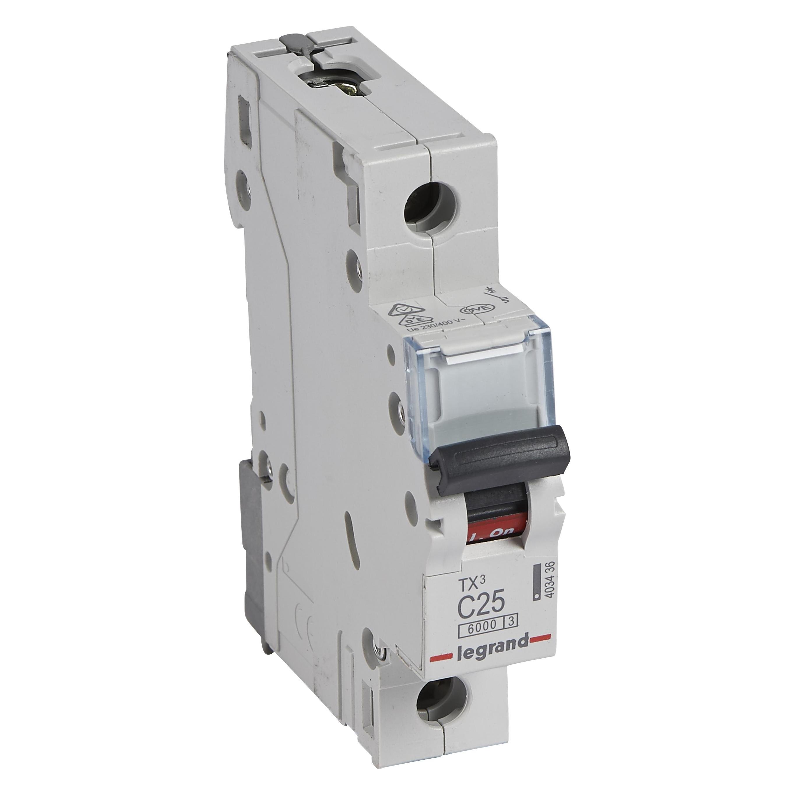 Legrand Leitungsschutzschalter Tx3 403436 Ls C25A 1P 6Ka 1M 403436 (403436)
