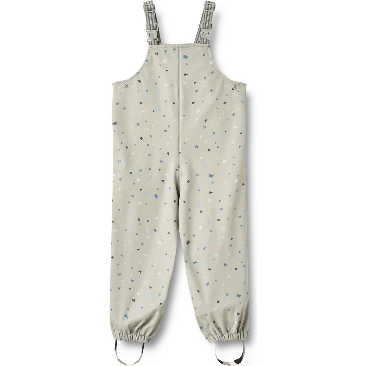 Wheat Rainwear Charlo Overalls light flint letters (9602) 104 7359-972R GRS-9602-104/4y