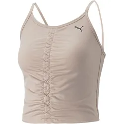 Puma, Damen, Sportshirt, Studio Foundation Ruched Tnk (S), Pink, S