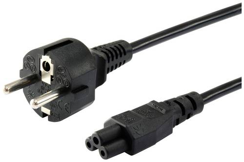 Equip Strom Anschlusskabel 3 m Schwarz