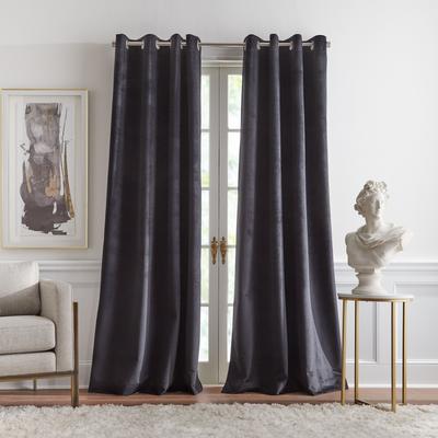 Karl Lagerfeld PARIS Velvet Curtain Panel Pair