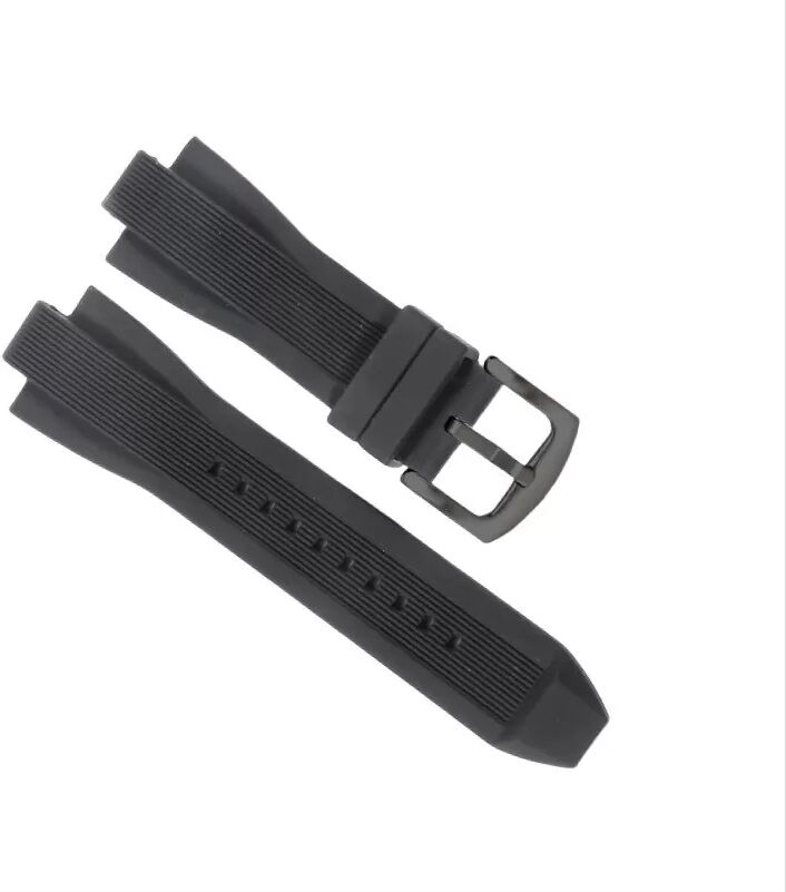 INF Silikon-Ersatzarmband kompatibel mit Michael Kors MK8184 8729 9020 – Komfortabel & Wasserdicht Schwarz