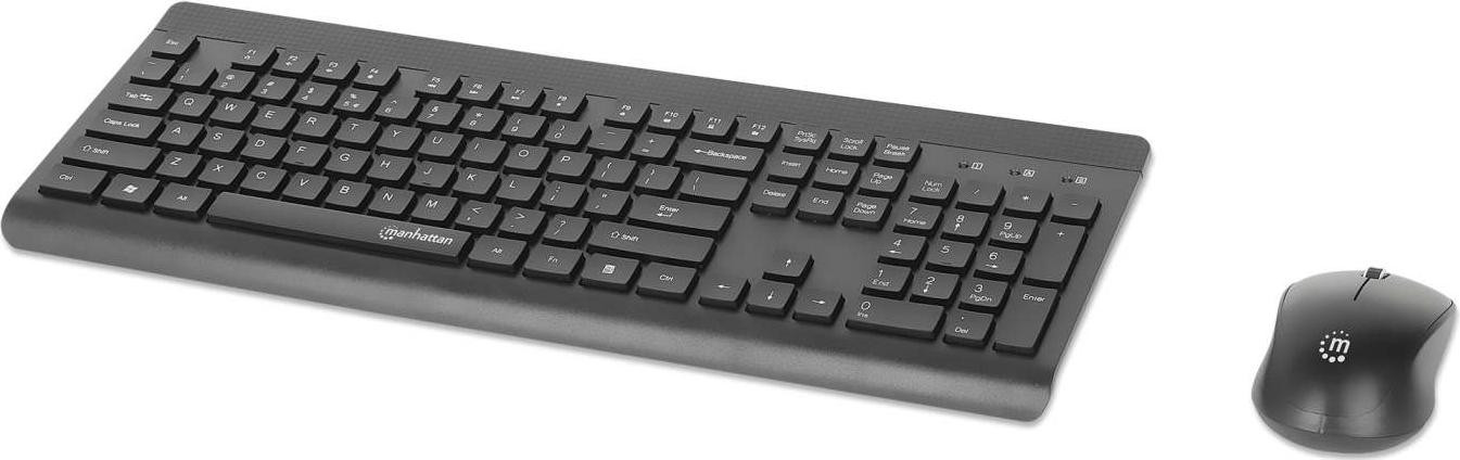 Manhattan MWK7350 Funk-toetsenbord-muis-set, zwart
