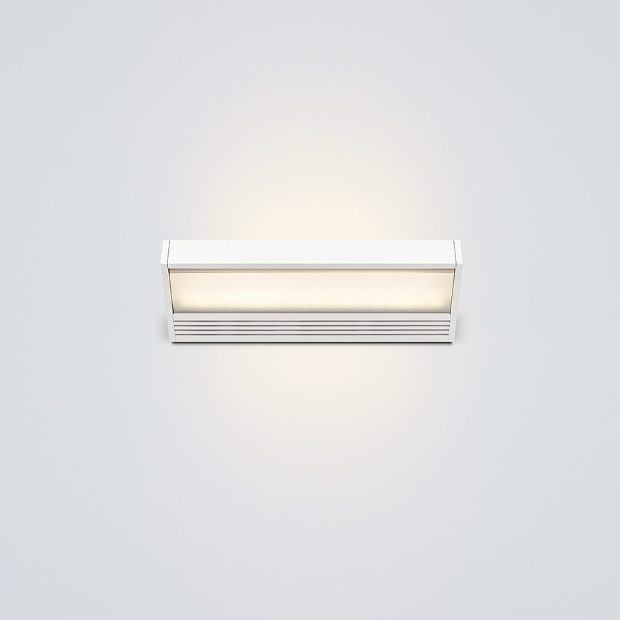 Serien Lighting LED-Wandleuchte SML² 22cm weiß 3000K satinée/Raster SM1238 4260331394780