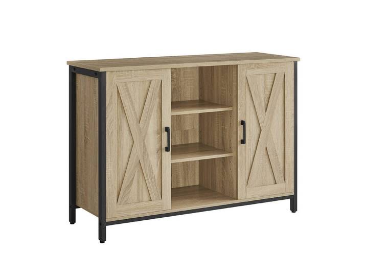LEOBERT Kommode Kommode Schrank Aufbewahrungsschrank Anrichte Wohnzimmer (Packung, 1 St), 100 x 35 x 70 cm