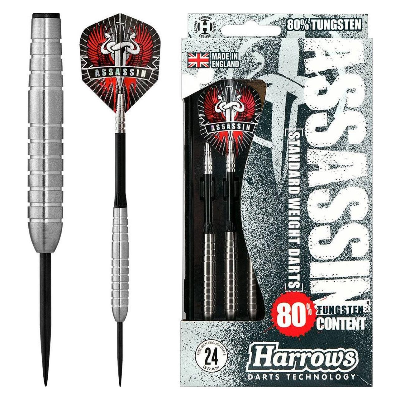 Harrows Darts Stahlspitze ASSASSIN W80 3x24gK (24 g) (13140)
