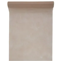 DeinPack Vlies Tischläufer Rolle 30 cm x 10 m taupe – Tischläufer Vliesstoff für Hochzeit, Deko & Basteln