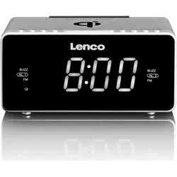 Lenco, Wecker, CR-550, Radiowecker, FM, Silber