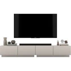 TV-LOWBOARD 2er-Set Enjoy Kaschmir matt 240 cm mit Sockel