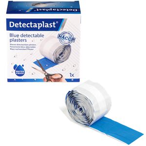 Detectaplast Pflaster Universal, 1 Rolle, wasserfest, detektierbar, sensitiv, 5m x 6cm