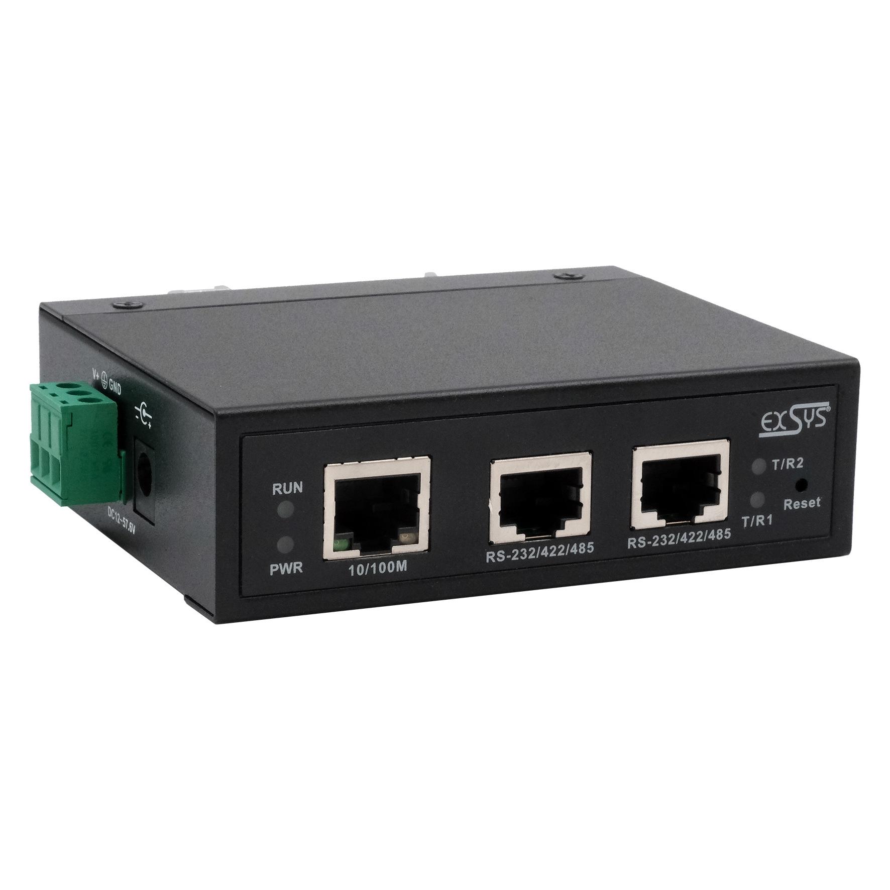 Exsys Serial Device Server 2x RS232/422/485 (EX-61002)