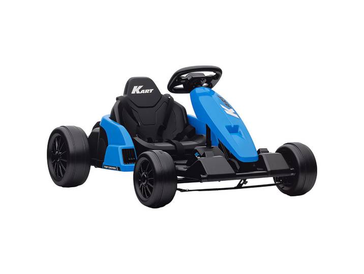 Aiyaplay Kinder-Elektro-Gokart 24V 6-18km/h Verstellbarer Sitz, Blau, Kunststoff, 77x55.5x115 cm, unisex, Freizeit & Co, Gartenspielzeug, Kinder-Elektrofahrzeuge
