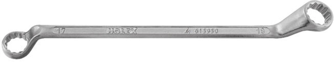 HOLEX Clé polygonale double, fortement contre-coudée 14X15 mm (615950 14X15)