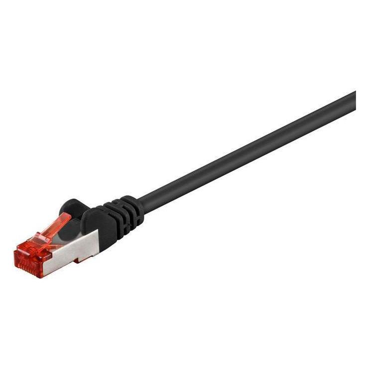 MicroConnect F/UTP CAT6 25m Black LSZH (F/UTP, CAT6, 25 m) (STP625S)