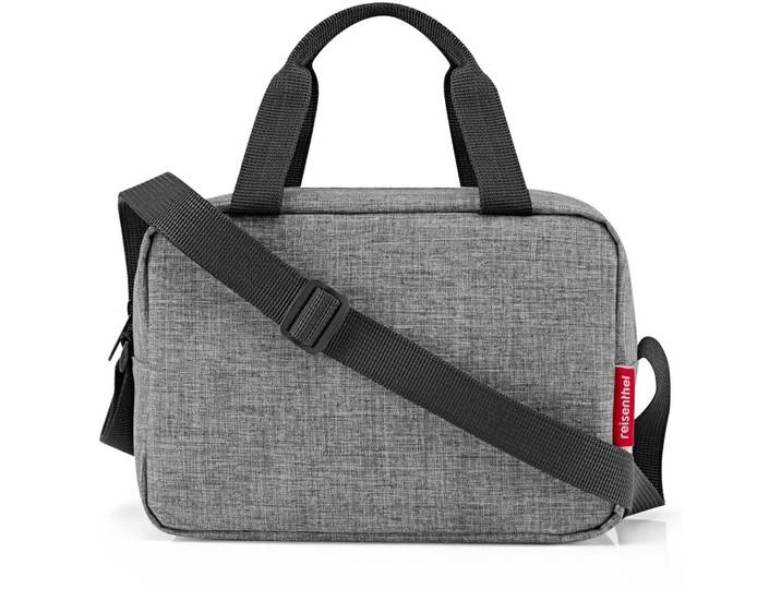 Kühltasche Reisenthel grau H 16 cm B 23.5 cm aus recyceltem PET, wasserabweisend - Farbe: Twist Silver