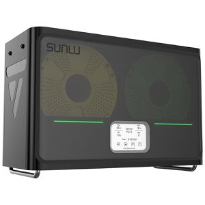 Sunlu Filament-Trockner FilaDryer S4, für 4 Rolle, 25-70 °C, für 1,75 / 2,85 / 3,0 mm Filamente, mit 360° Heizung und Timer