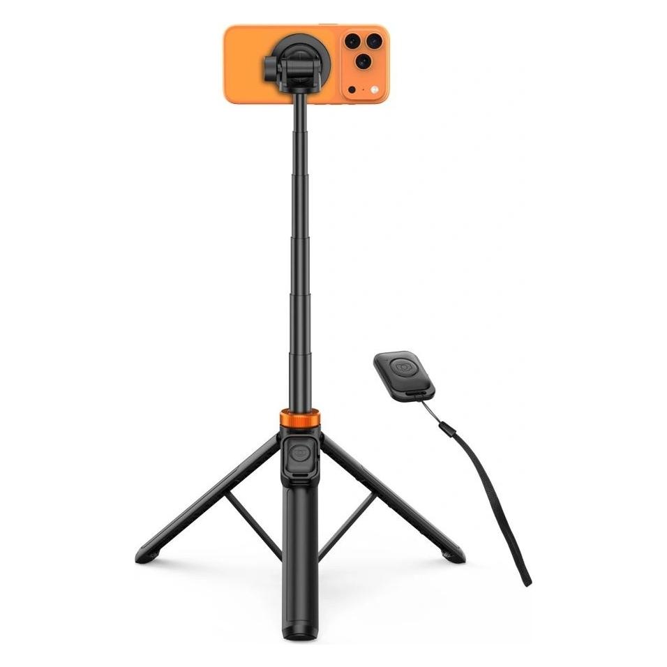 4Kom Selfie stick.pl TECH-PROTECT L03S MAGSAFE BLUETOOTH SELFIE STICK TRIPOD BLACK (5906302322817)