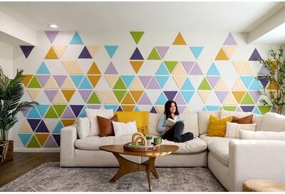 Felt Right Borealis Pastels   Sound Dampening Pinnable Tiles