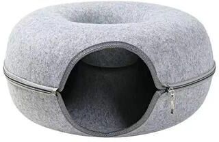 Uplifted Finds Donut Felt Tunnel Cave grey l