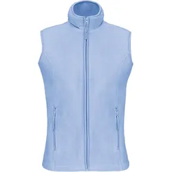 Kariban Damen Microfleece Gilet 'Melodie' Bodywarmer K906 sky blue 3XL