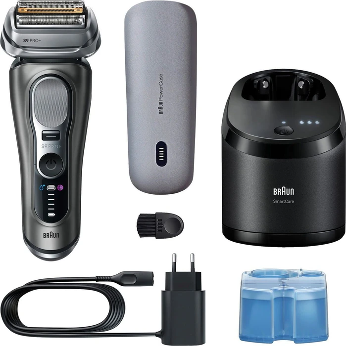 Braun Series 9 PRO+ 9675cc mit SmartCare-Station + Braun Series 9 BT9520
