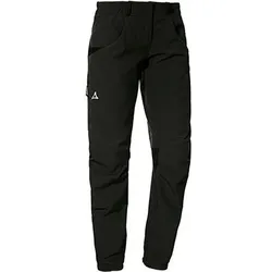 SCHÖFFEL Damen Sporthose Softshell Pants Zumaia L, Größe 44 in Schwarz Schwarz