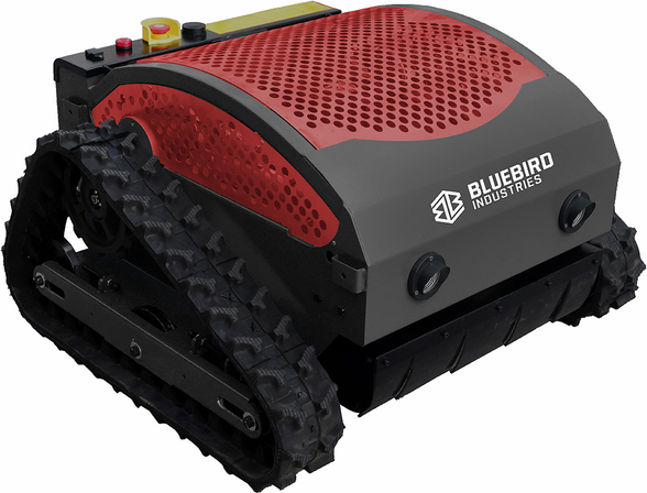 Blue Bird FM 23-53 - Robot Trinciaerba cingolato ibrido (scoppio + batteria) - Telecomandato