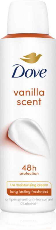 Dove Vanilla Scent anti-transpirant spray 150 ml