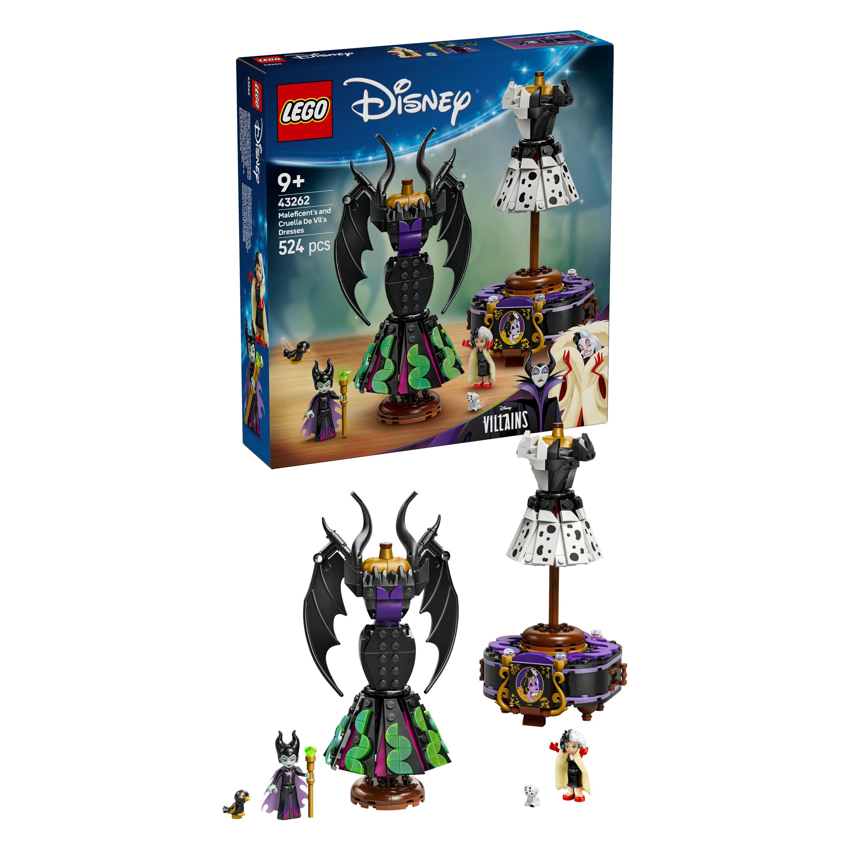 LEGO Die Kleider von Malefiz und Cruella De Vil (43262, LEGO Disney, 524 Teile) (43262)