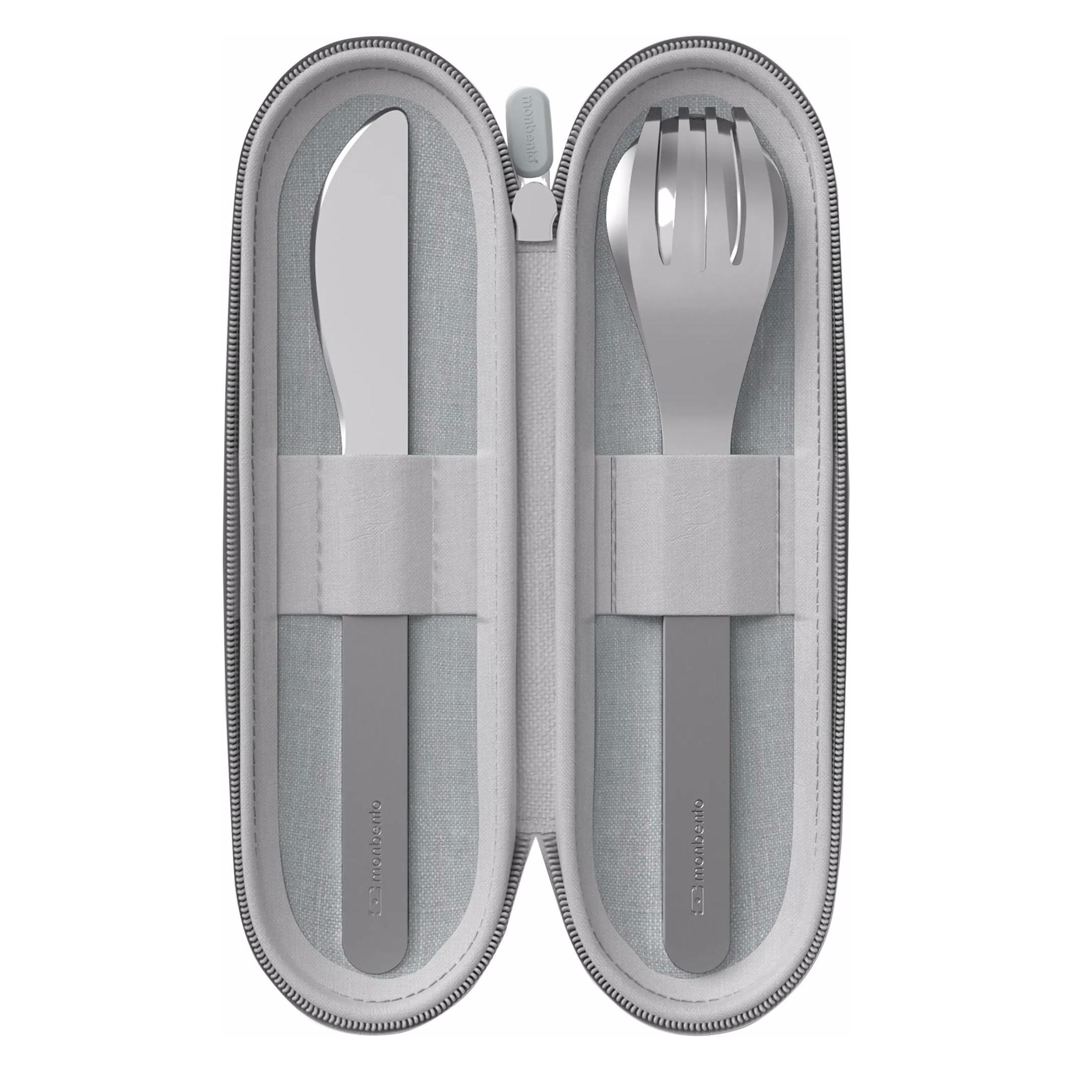 Monbento Besteck Slim Nest Trio mit Messer (3 Stk., Besteck Set) (MON51300030)