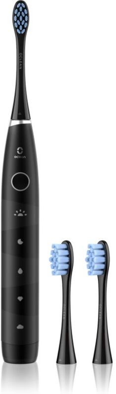 Oclean Flow S brosse à dents sonique + 2 têtes de rechange Black 1 pcs