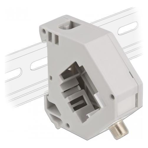 Delock Hutschienenadapter mit Keystone F Buchse zu F Buchse (87160)