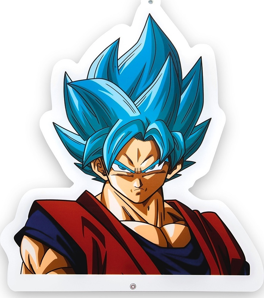 Madcow Dragon Ball Goku LED neonlamp, Transparant, 30 cm