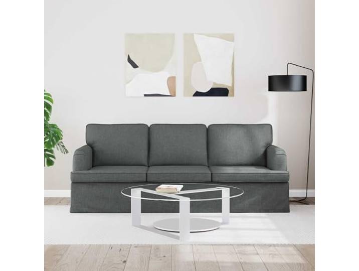 KTHLBRH Sofa dunkelgrau 201 x 80 x 85 cm Stoff Modular, ergonomischer Sitz, atmungsaktiv, geeignet für modernes Wohnzimmer