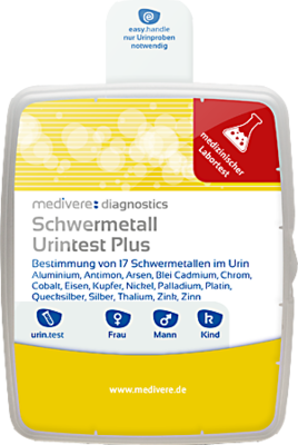 Medivere GmbH SCHWERMETALL Urintest Plus 1 St 11287128