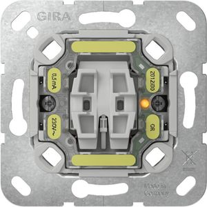 Gira Lichtschalter 318600, Unterputz, Kontrolllicht, Wechselschalter