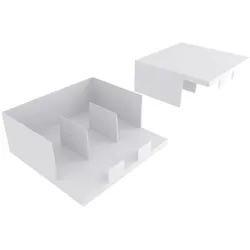 10Stk Endkappe für 3-Phasenschienen 12mm2 10Stk Z-12/3F