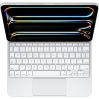 Magic Keyboard für 11" iPad Pro (M4), Tastatur weiß, US-Layout, Scherenmechanik