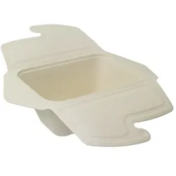 MONOUSO - Box to Go Zuckerrohr 17x13x7cm 750ml. (100 Stück)