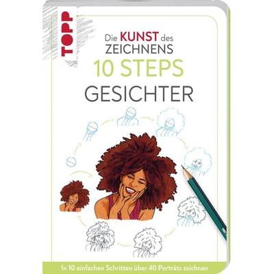 Die Kunst des Zeichnens 10 Steps - Gesichter, Taschenbuch von Justine Lecouffe, Frechverlag GmbH, 978-3-7358-8161-8