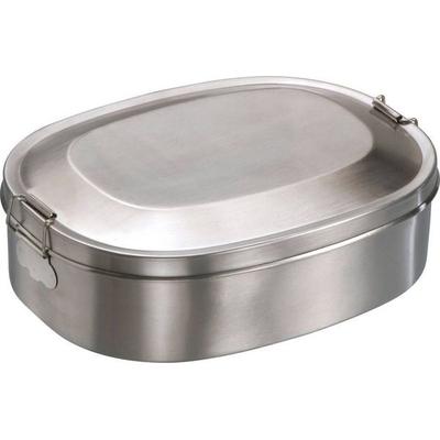 MATO interpräsent Break Brotzeitdose 0.75l Edelstahl Silber 4175