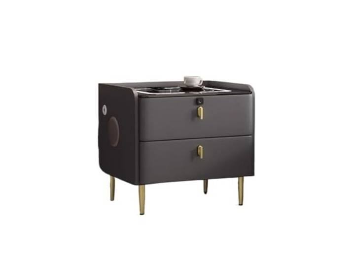 FZL02068LM Zimmer Home Luxus-Nachttisch, modern, multifunktional Aufbewahrungsschrank for Büro, Wohnzimmer, Schlafzimmer(Klein)