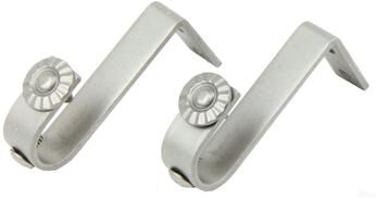 InStyleDesign Pair of Ceiling Brackets for 3/4 inch Rod - n/a