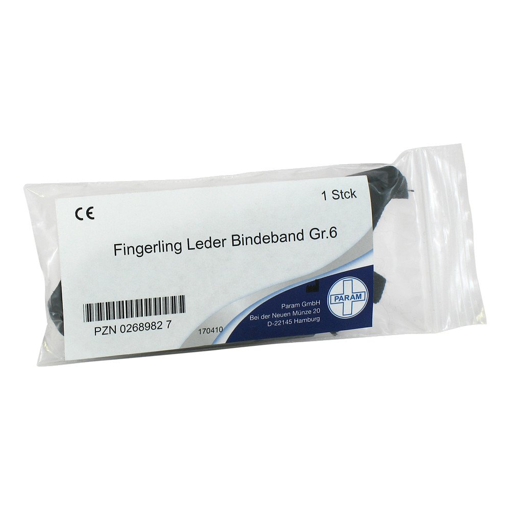 Param GmbH Fingerling Leder Größe 6 mit Bindeband 02689827