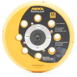MIRKA STÜTZTELLER Ø 125mm 5/16 Gewinde Grip 28H medium VPE: 1 Stück (8292502011)"