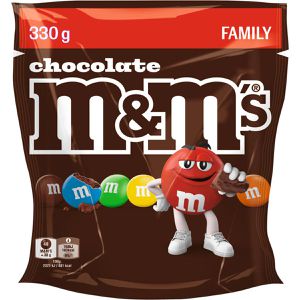 M&Ms Schokobonbons Choco, Family Pack, dragierte Schokolinsen, 330 g